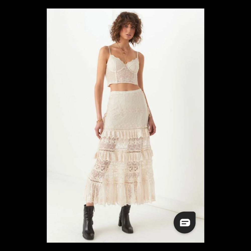 Spell Designs: Le Gauze Bustier & Skirt Set Size S - Picture 13 of 13